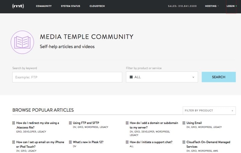 Media Temple Community