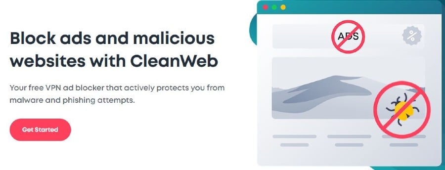 Block ads and malicious websites with CleanWeb