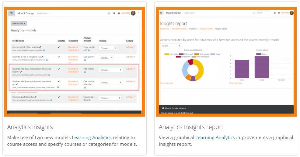 Moodle hosting: Features list for Admins