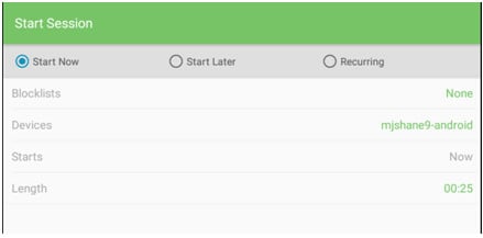 How to Block Websites: Start Session