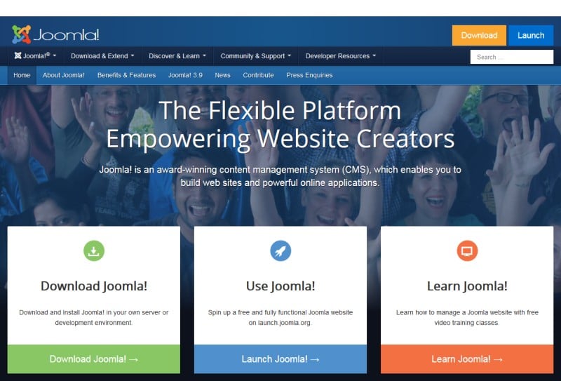 WordPress Alternatives: joomla