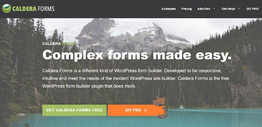 Free Form Builder Tools: Caldera forms
