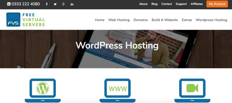 wordpress hosting olarak ücretsiz sanal sunucular