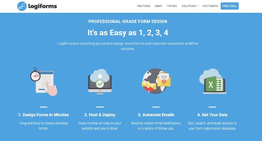 Free Form Builder Tools: Logi Forms