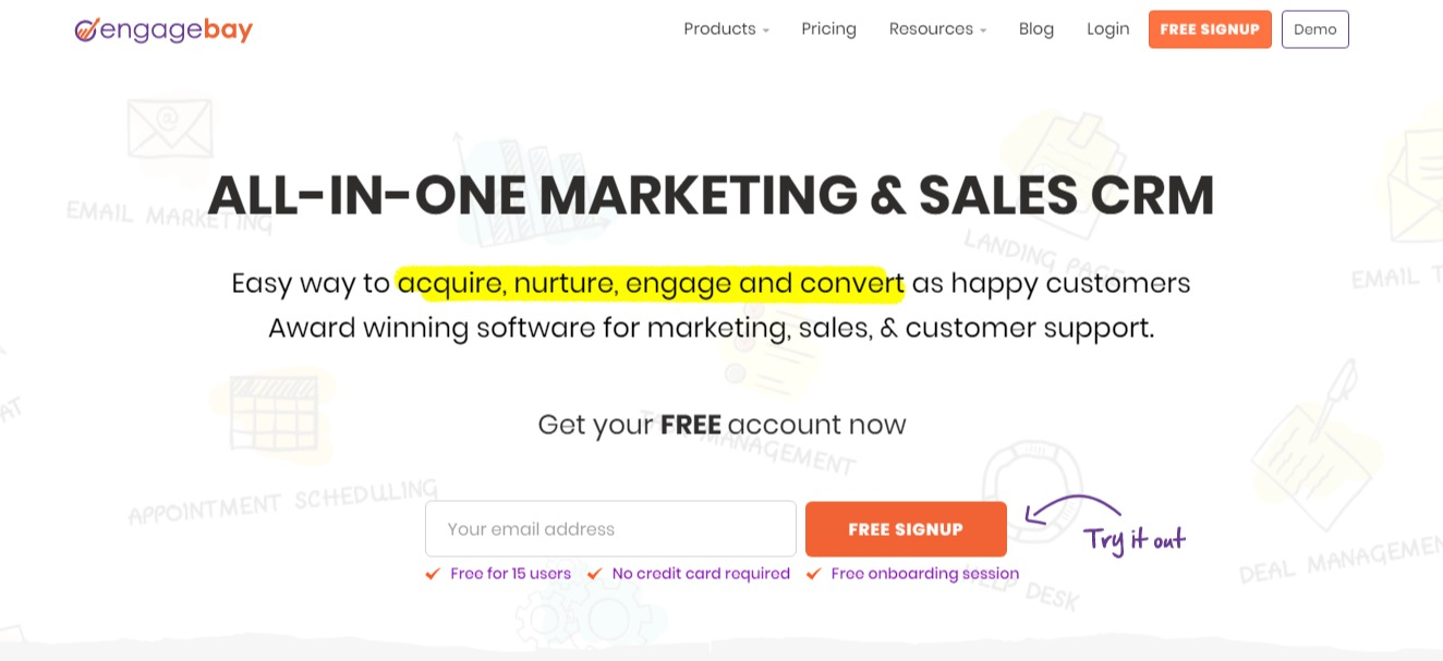 EngageBay Ticketing Software