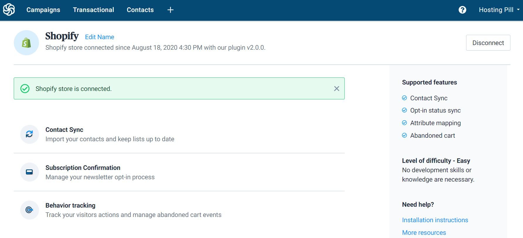 Sendinfblue Email Plugin