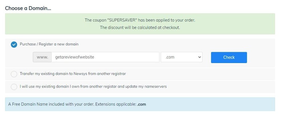 Newsys domain