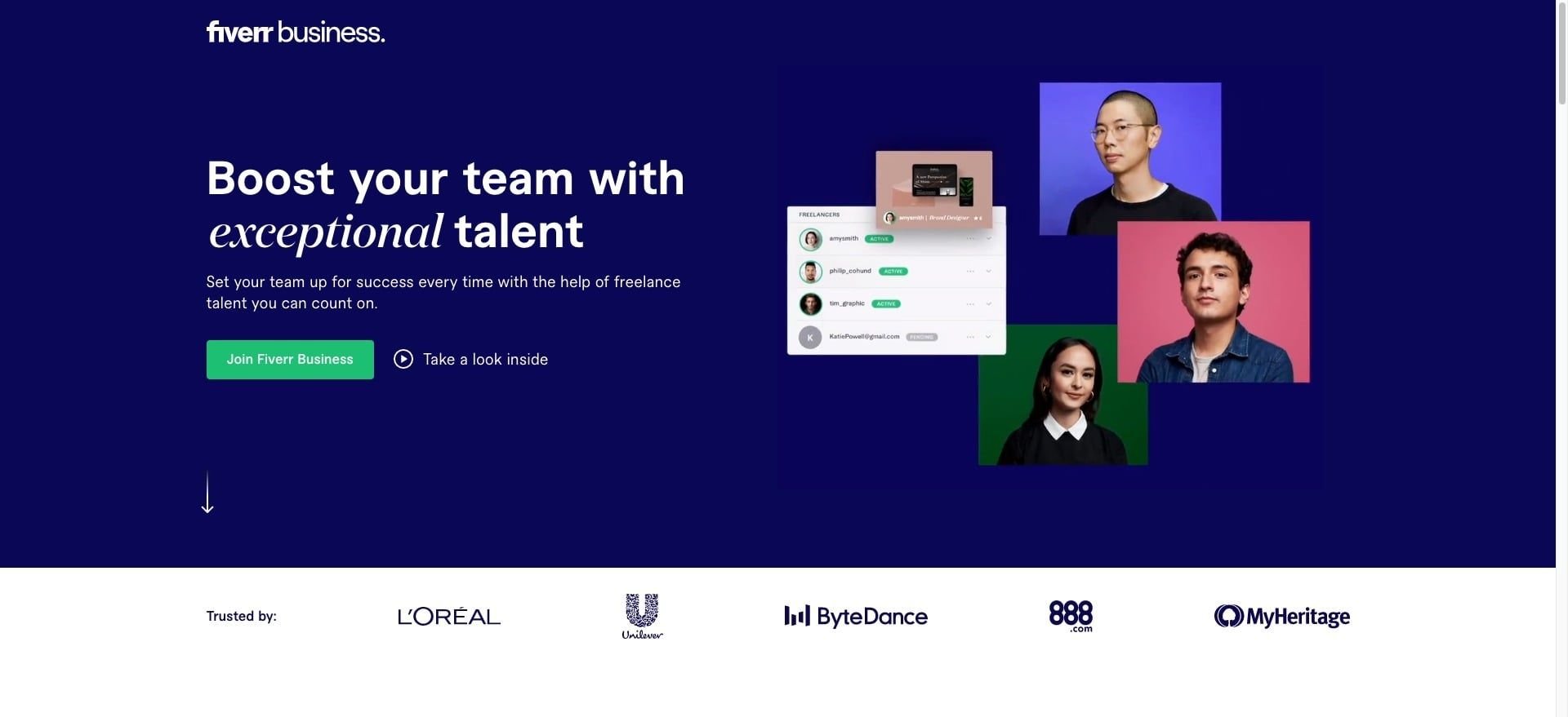 Fiverr Business - Connect Your Team With Freelance Expert