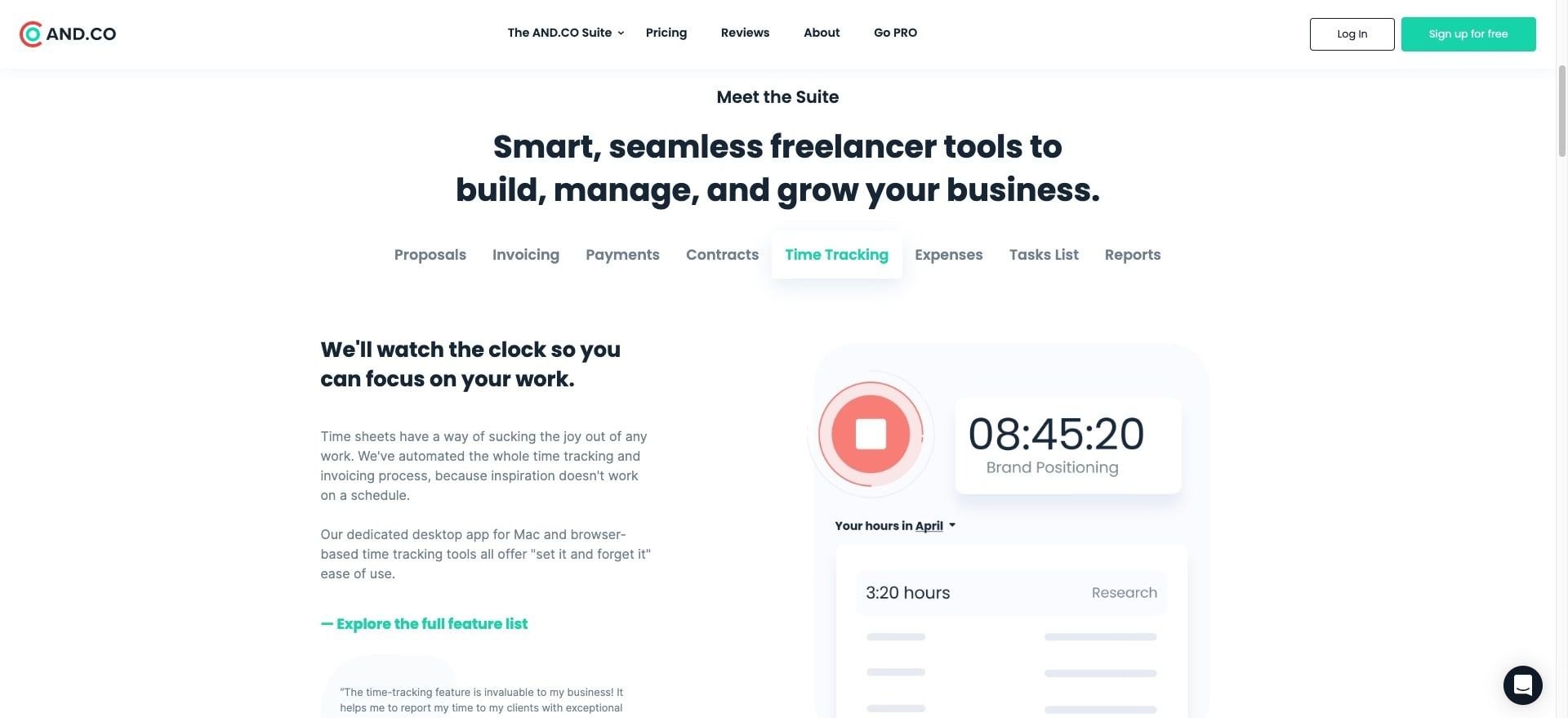 Freelance Tools - The Ultimate Freelancer Suite by AND.CO