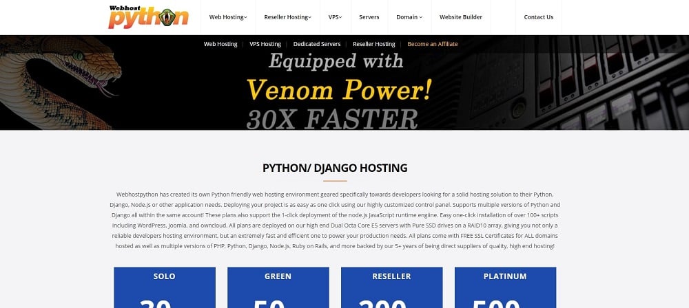 Python Hosting: webhostpython