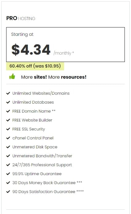 pro hosting