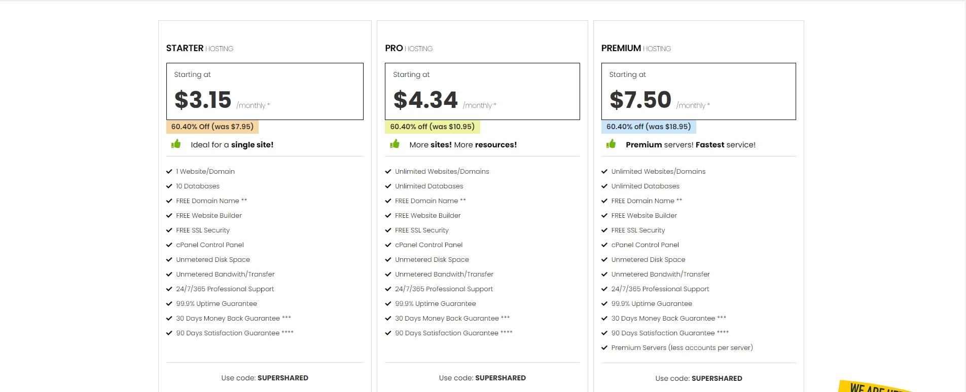 dailyrazor shared hosting