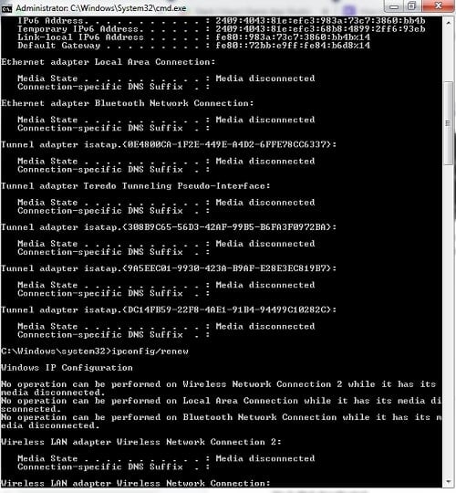 DNS Server Not Responding: Command Prompt