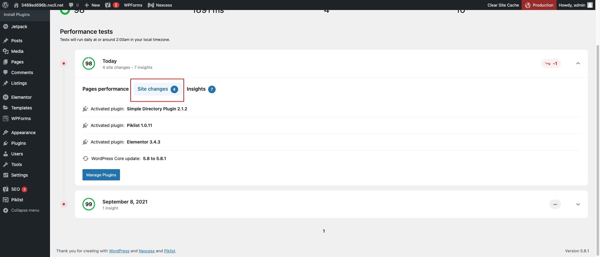Plugin Performance Monitor