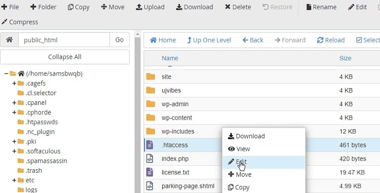 htaccess file 521
