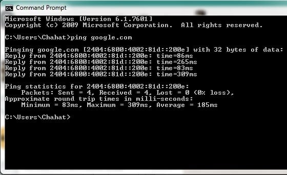 ping 521
