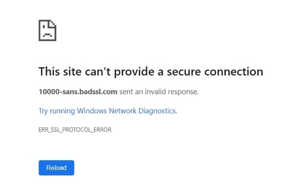 error