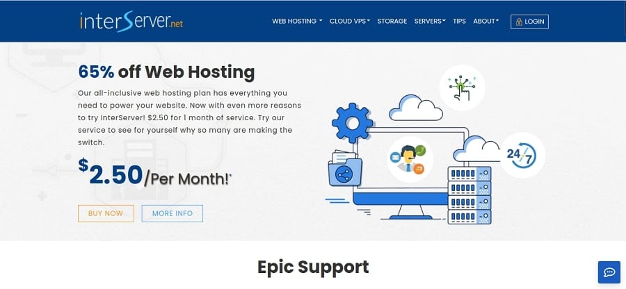iPage Alternatives: interserver