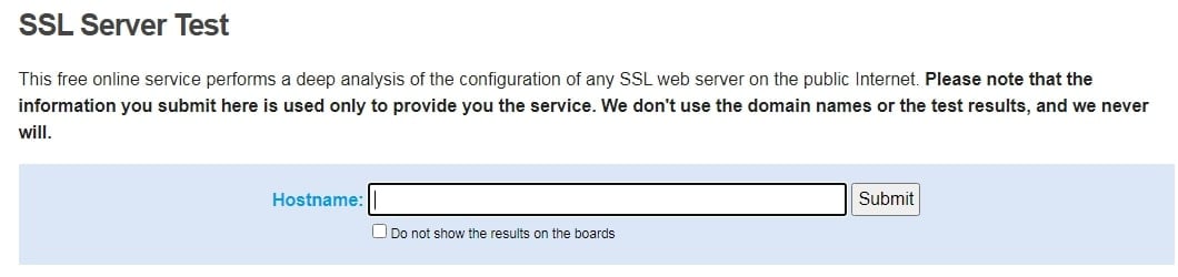 ssl server test