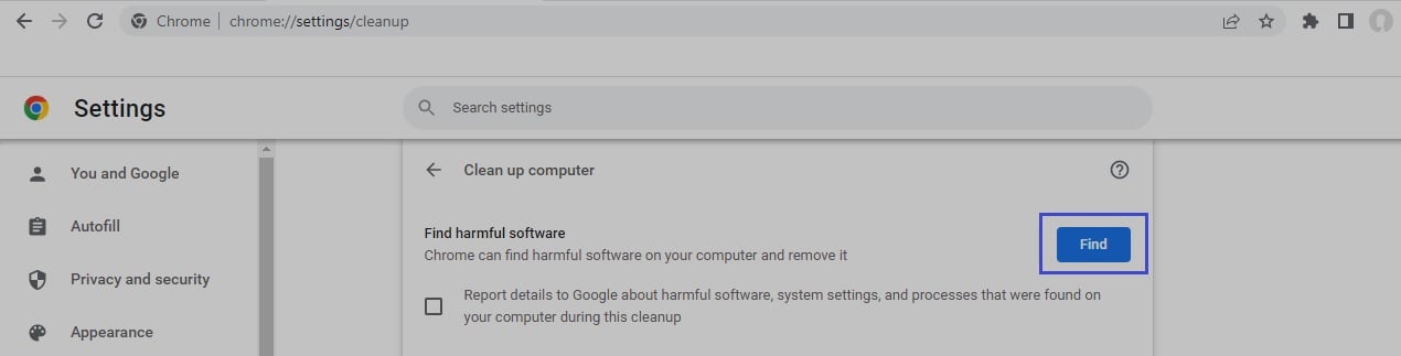 Fixing HTTP 304: Chrome setting