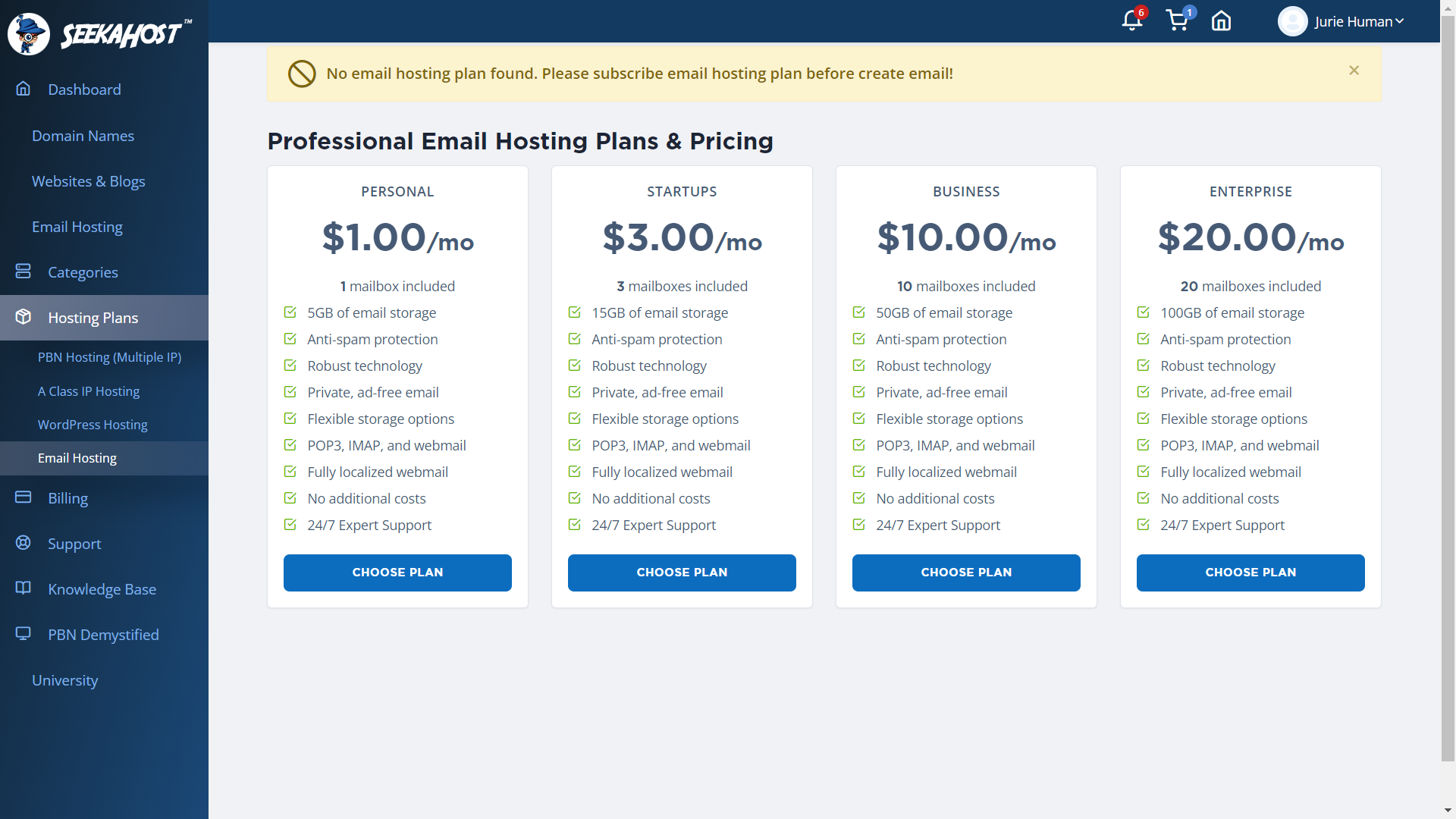 Pricing Plan