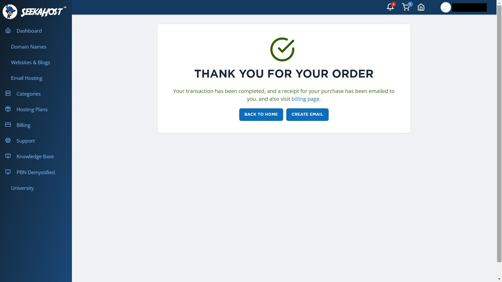 Payment Complete