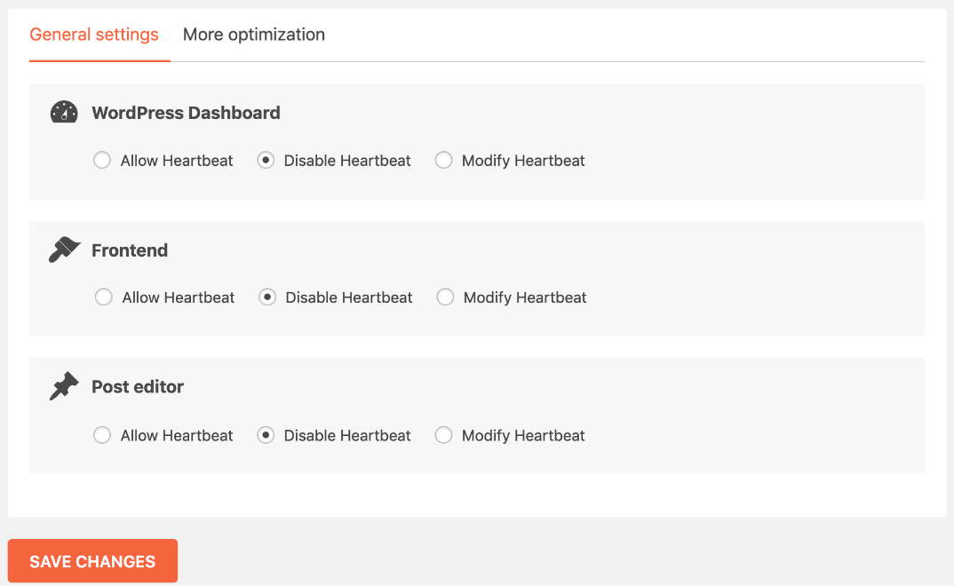Heartbeat WordPress Plugin Screenshot