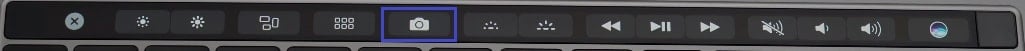 How to take screenshots with Touch Bar