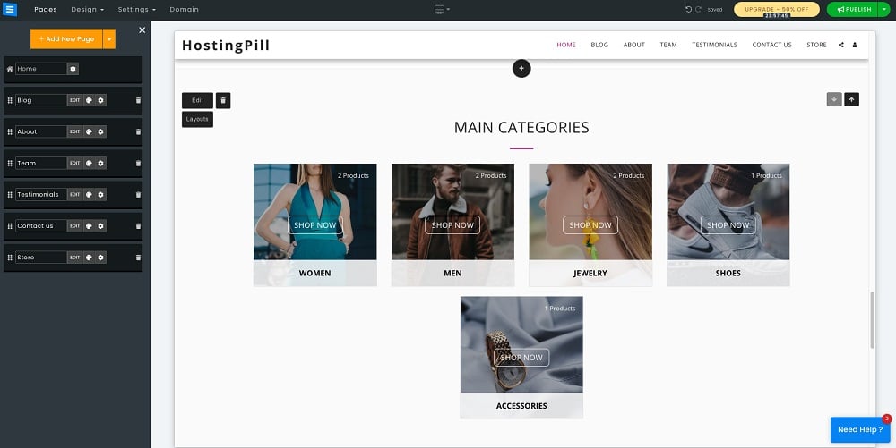 Free Ecommerce Website Builders