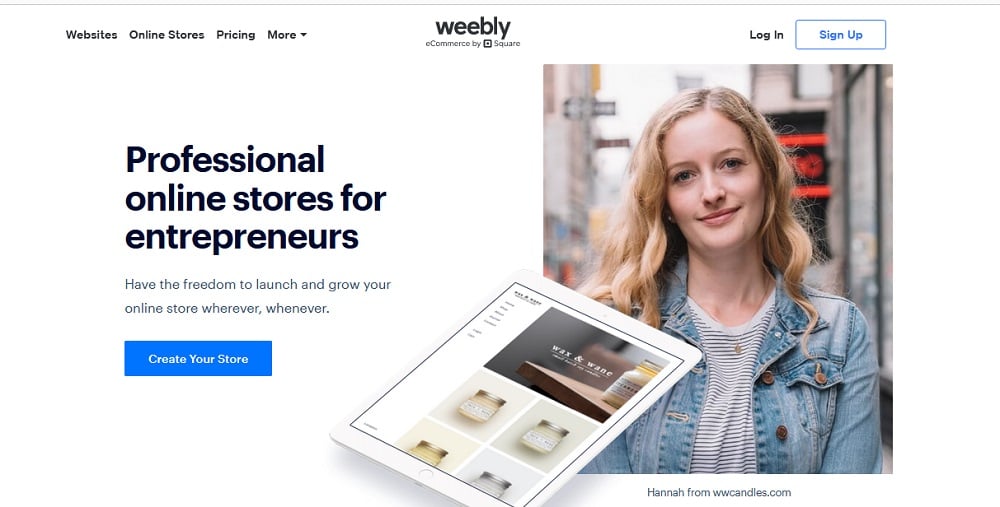 Free Ecommerce Website Builders: Weebly