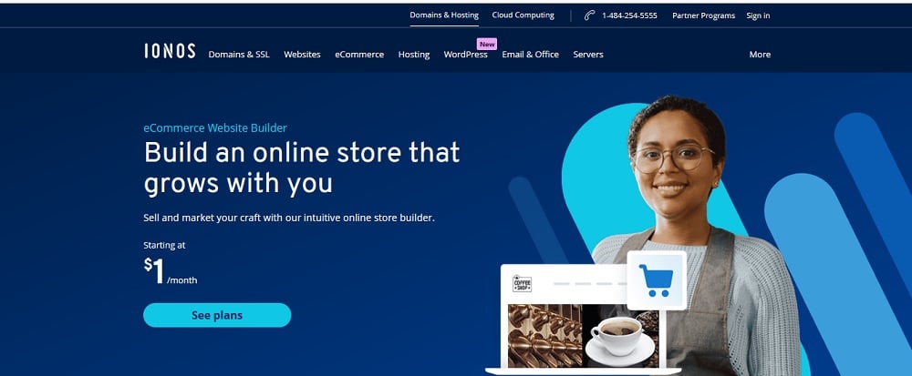 Free Ecommerce Website Builders: IONOS