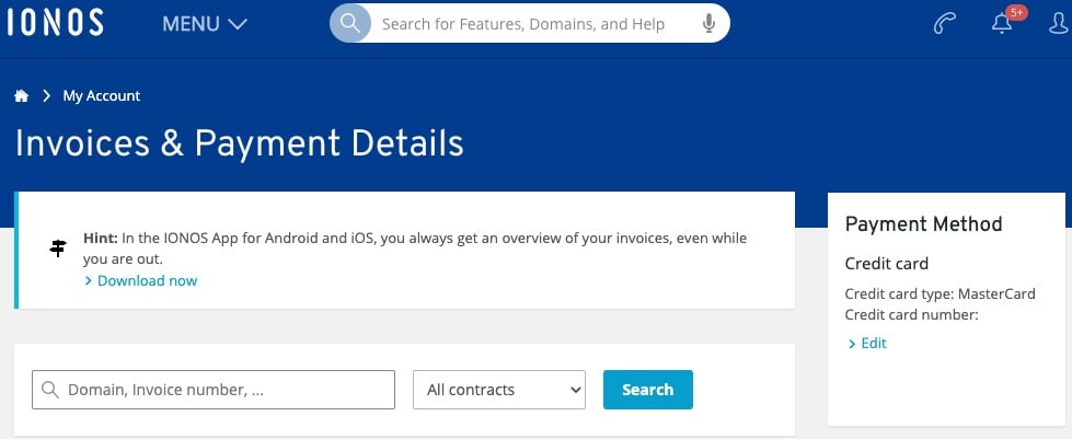 Free Ecommerce Website Builders: IONOS